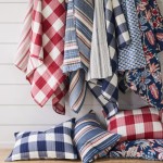 Levtex Home - Camden Quilt Set - King Size Quilt + Two King Pillow Shams - Buffalo Check Pattern in Red and Cream - Dimensions